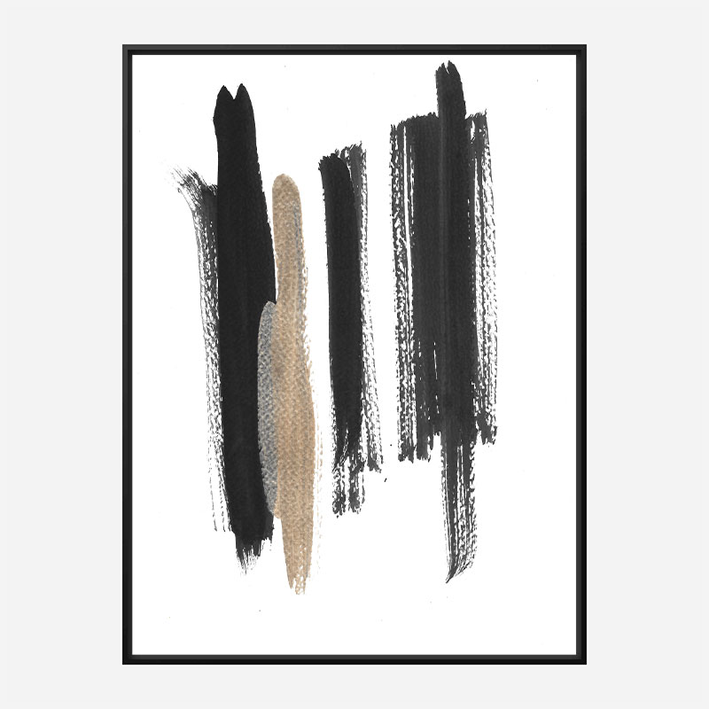 Three Lines A Abstract Art Print Three Lines A Abstract Art Print