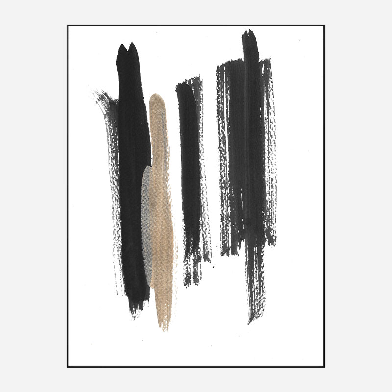 Three Lines A Abstract Art Print Three Lines A Abstract Art Print