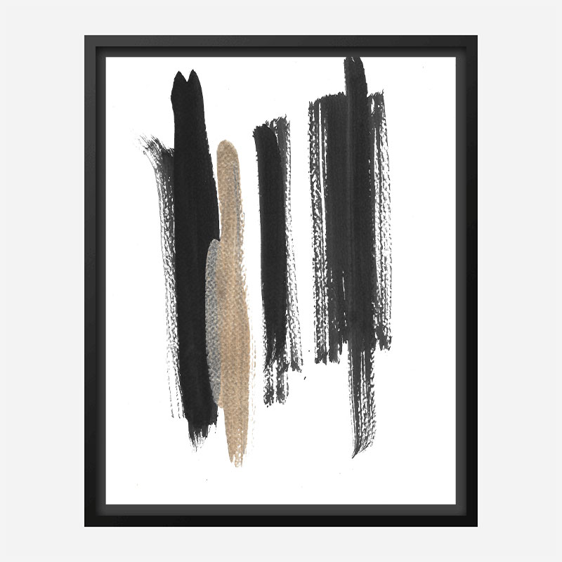 Three Lines A Abstract Art Print Three Lines A Abstract Art Print