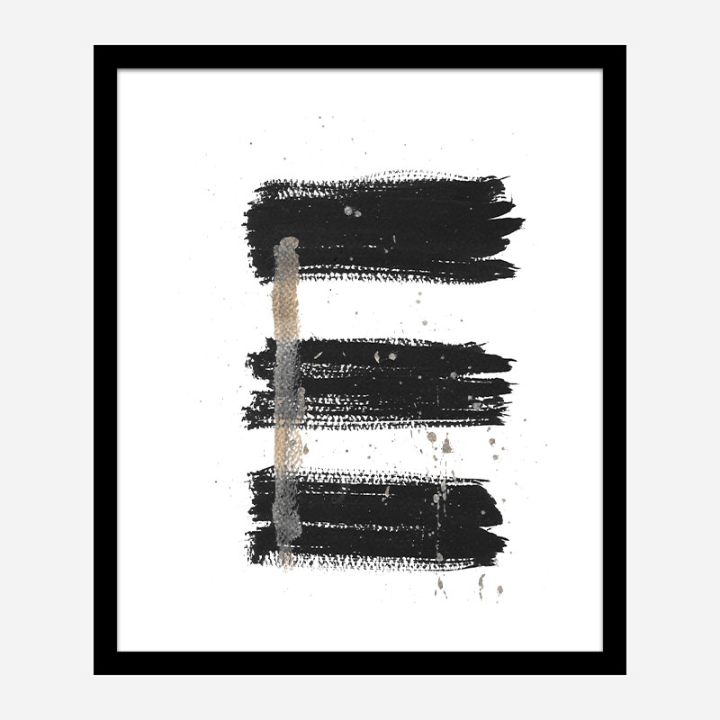 Three Lines B Abstract Art Print Three Lines B Abstract Art Print
