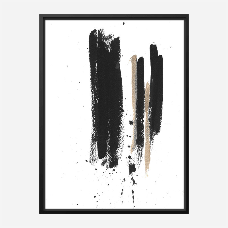 Three Lines C Abstract Art Print Three Lines C Abstract Art Print