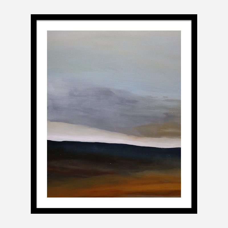 Landscape Blue and Yellow 2 Abstract Art Print Landscape Blue and Yellow 2 Abstract Art Print