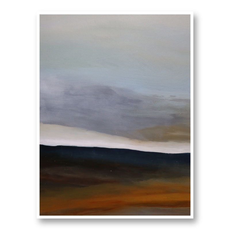 Landscape Blue and Yellow 2 Abstract Art Print Landscape Blue and Yellow 2 Abstract Art Print