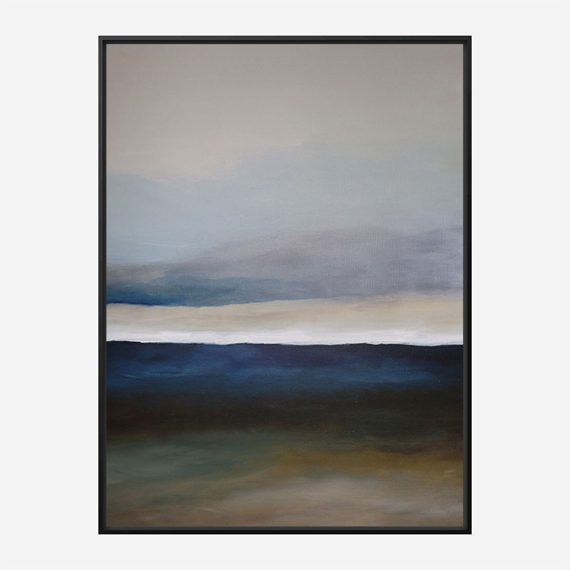 The Blue Landscape Abstract Art Print The Blue Landscape Abstract Art Print