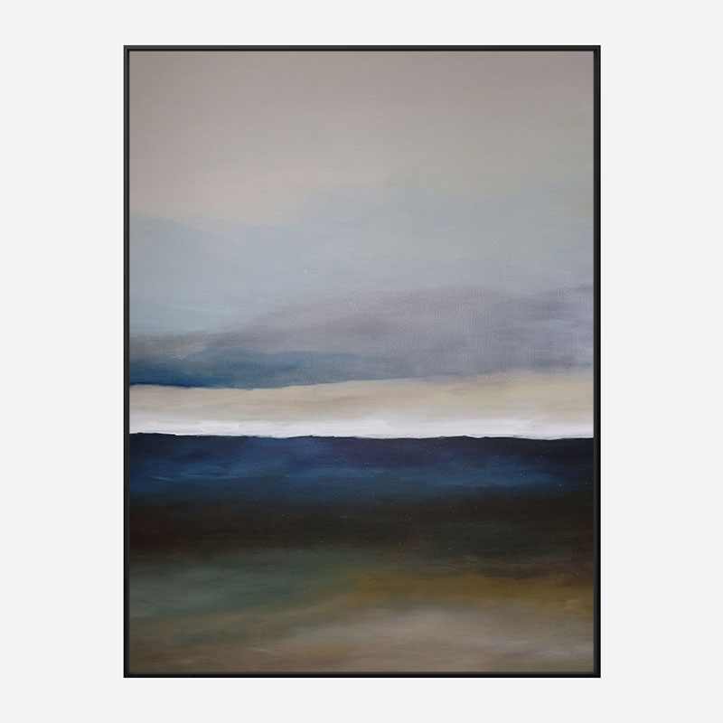 The Blue Landscape Abstract Art Print The Blue Landscape Abstract Art Print
