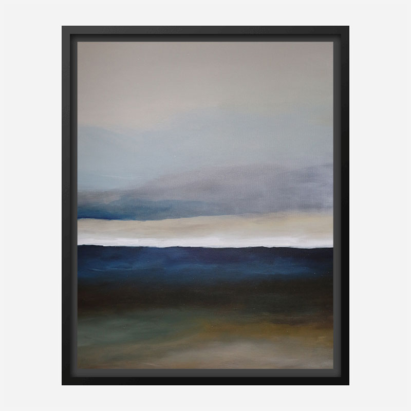 The Blue Landscape Abstract Art Print The Blue Landscape Abstract Art Print