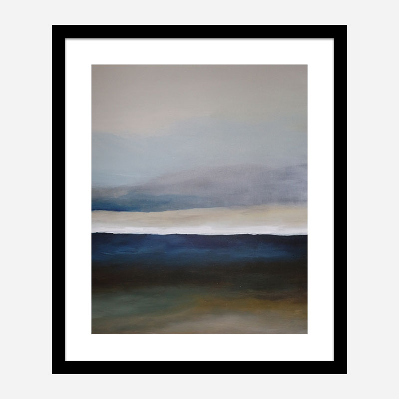The Blue Landscape Abstract Art Print The Blue Landscape Abstract Art Print
