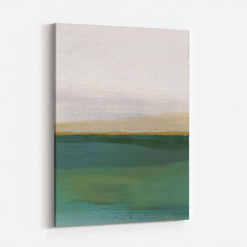 The Green Landscape Abstract Art Print The Green Landscape Abstract Art Print