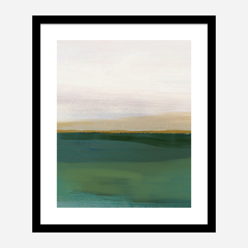 The Green Landscape Abstract Art Print The Green Landscape Abstract Art Print