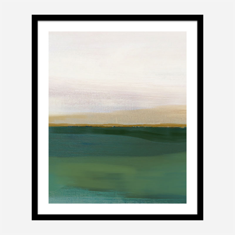 The Green Landscape Abstract Art Print The Green Landscape Abstract Art Print