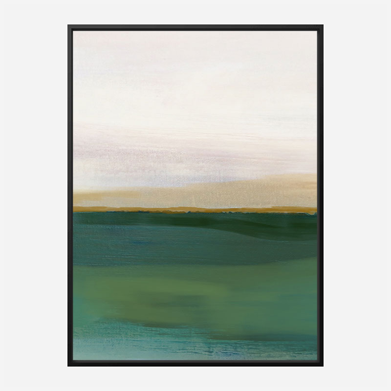 The Green Landscape Abstract Art Print The Green Landscape Abstract Art Print
