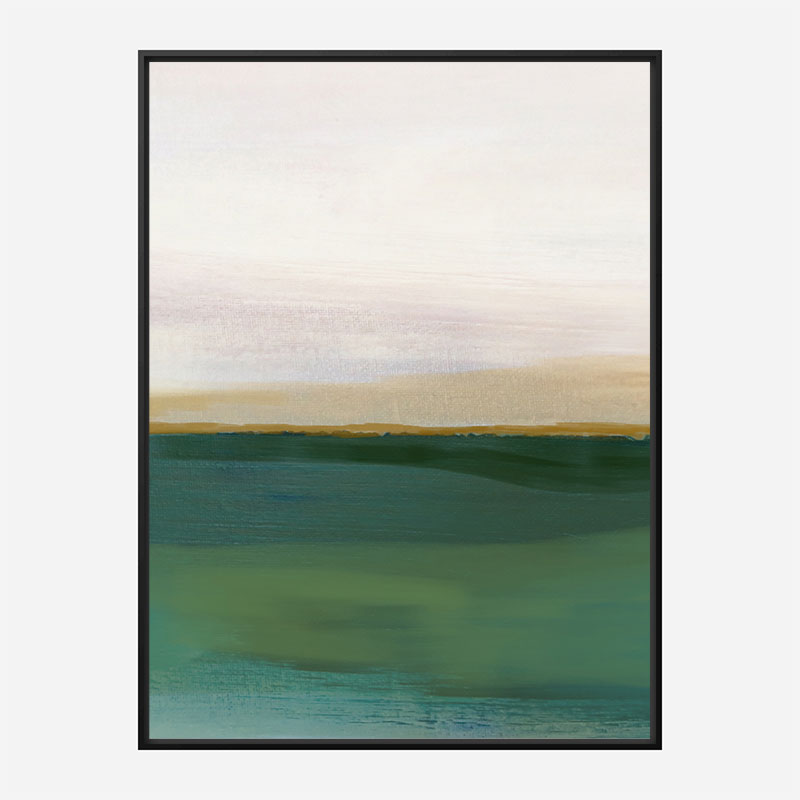 The Green Landscape Abstract Art Print The Green Landscape Abstract Art Print