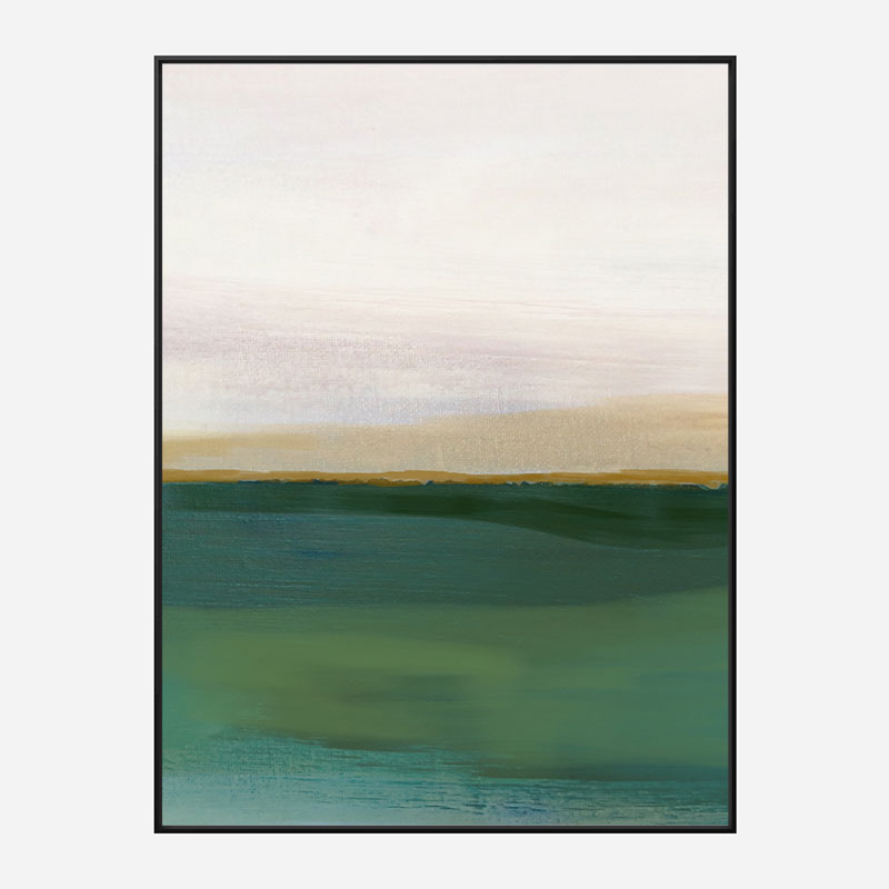 The Green Landscape Abstract Art Print The Green Landscape Abstract Art Print