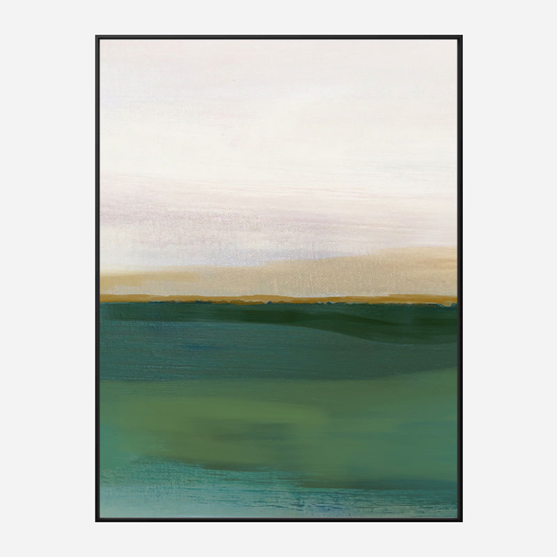 The Green Landscape Abstract Art Print The Green Landscape Abstract Art Print