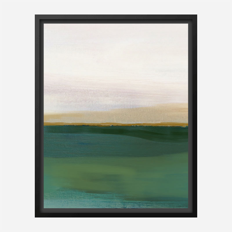 The Green Landscape Abstract Art Print The Green Landscape Abstract Art Print