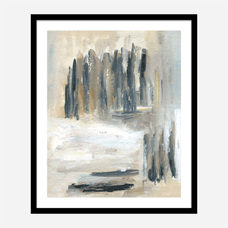 Neutral Skyline Abstract Art Print Neutral Skyline Abstract Art Print