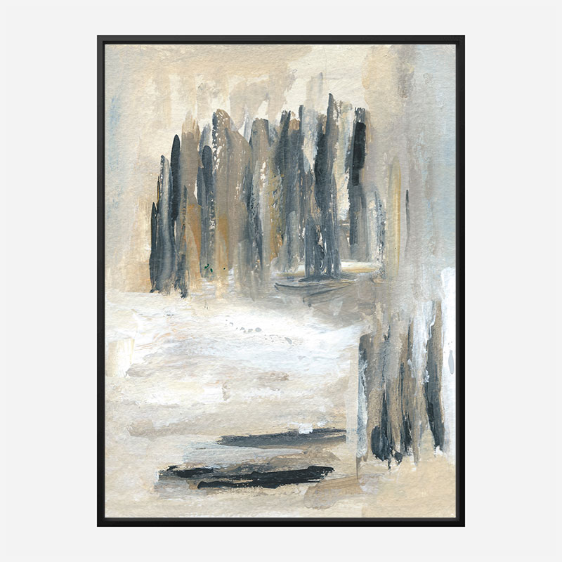 Neutral Skyline Abstract Art Print Neutral Skyline Abstract Art Print