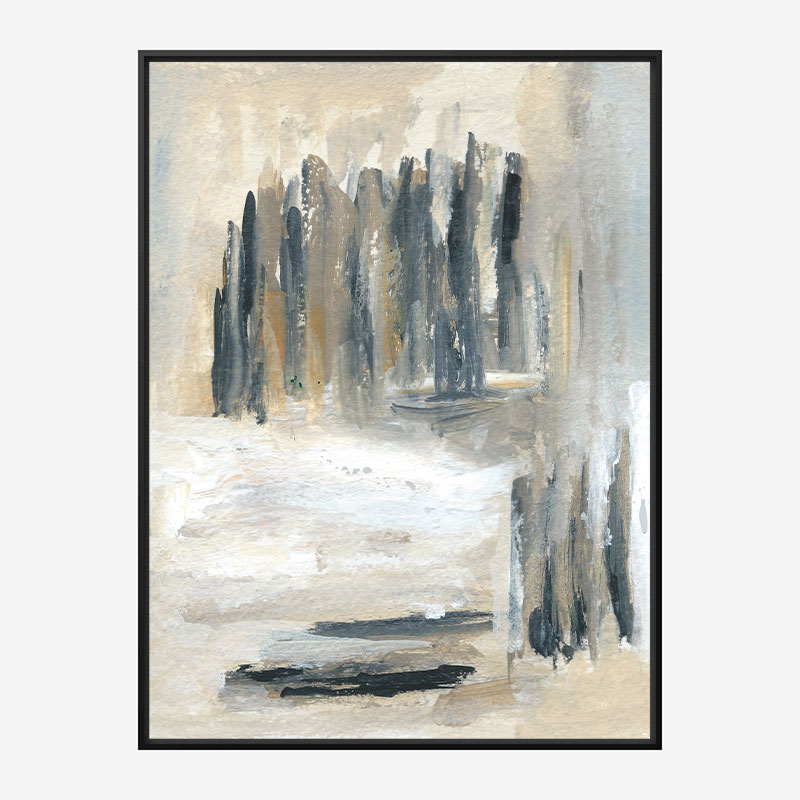 Neutral Skyline Abstract Art Print Neutral Skyline Abstract Art Print
