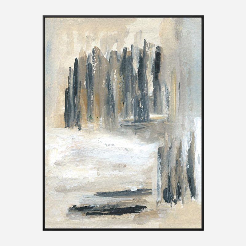 Neutral Skyline Abstract Art Print Neutral Skyline Abstract Art Print