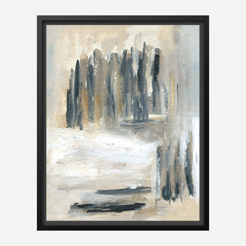 Neutral Skyline Abstract Art Print Neutral Skyline Abstract Art Print