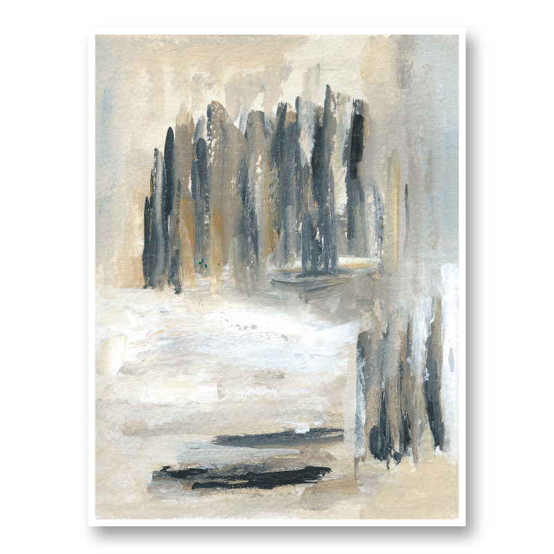 Neutral Skyline Abstract Art Print Neutral Skyline Abstract Art Print