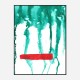 Green Rain Abstract Art Print Green Rain Abstract Art Print