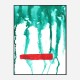 Green Rain Abstract Art Print Green Rain Abstract Art Print