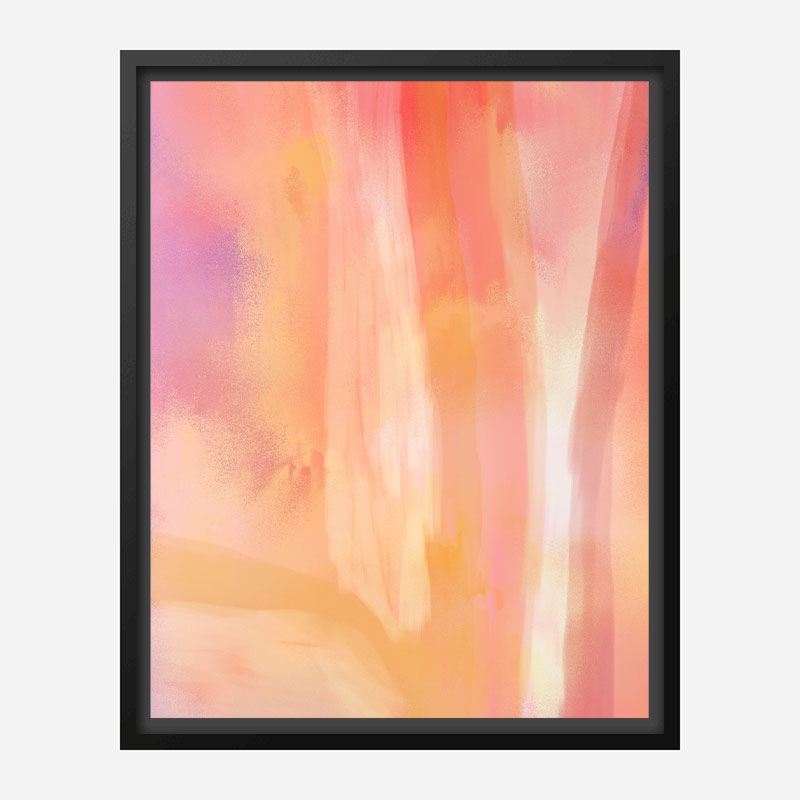 Blossom Abstract Art Print Blossom Abstract Art Print