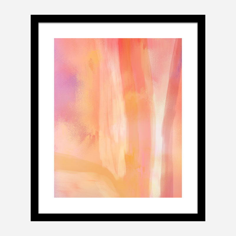 Blossom Abstract Art Print Blossom Abstract Art Print