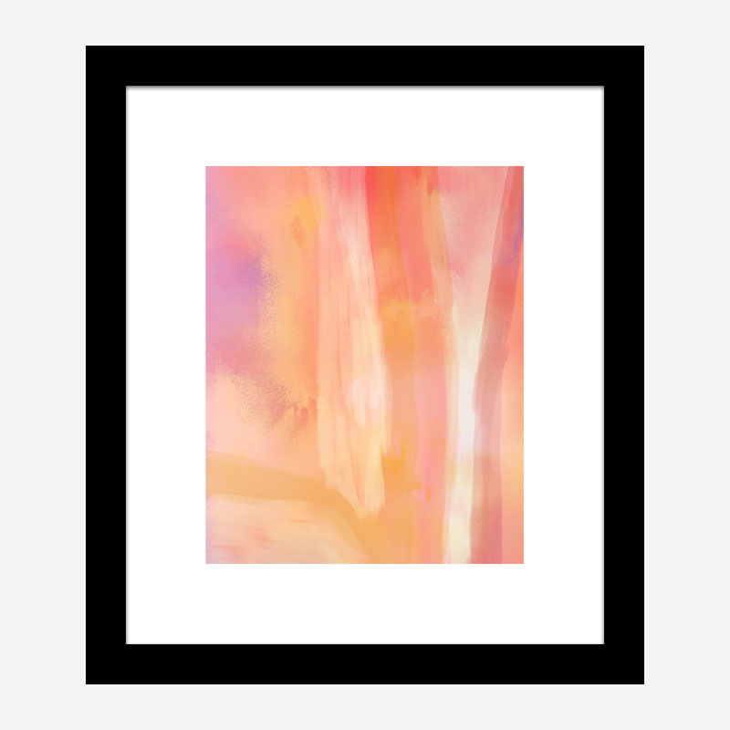Blossom Abstract Art Print Blossom Abstract Art Print