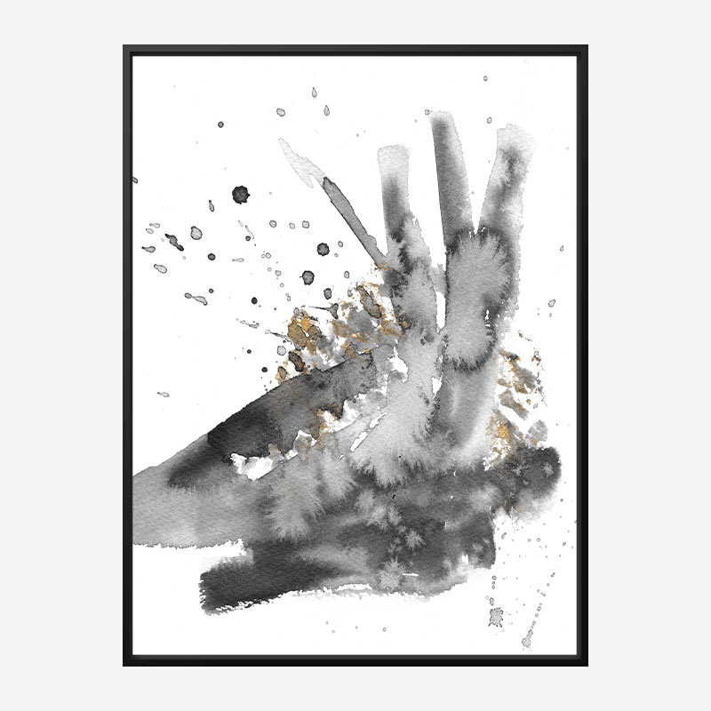 Splash Ink Abstract Art Print Splash Ink Abstract Art Print