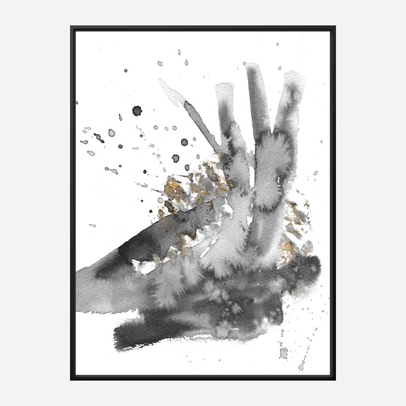 Splash Ink Abstract Art Print Splash Ink Abstract Art Print