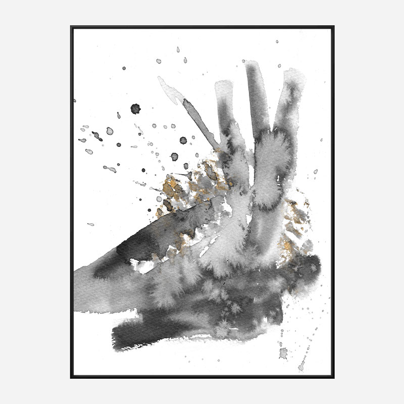Splash Ink Abstract Art Print Splash Ink Abstract Art Print