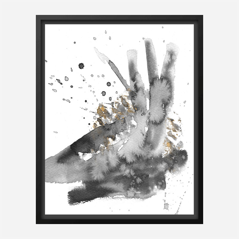 Splash Ink Abstract Art Print Splash Ink Abstract Art Print