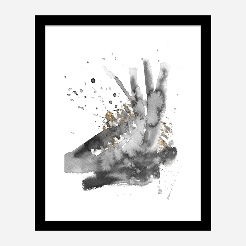Splash Ink Abstract Art Print Splash Ink Abstract Art Print