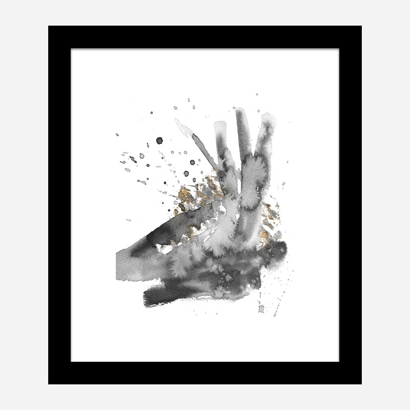Splash Ink Abstract Art Print Splash Ink Abstract Art Print