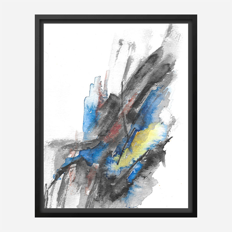 Sunrise Ink Abstract Art Print Sunrise Ink Abstract Art Print
