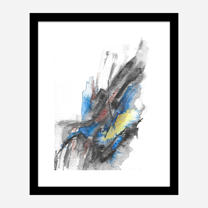 Sunrise Ink Abstract Art Print Sunrise Ink Abstract Art Print
