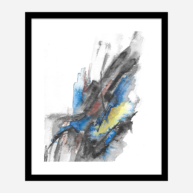 Sunrise Ink Abstract Art Print Sunrise Ink Abstract Art Print