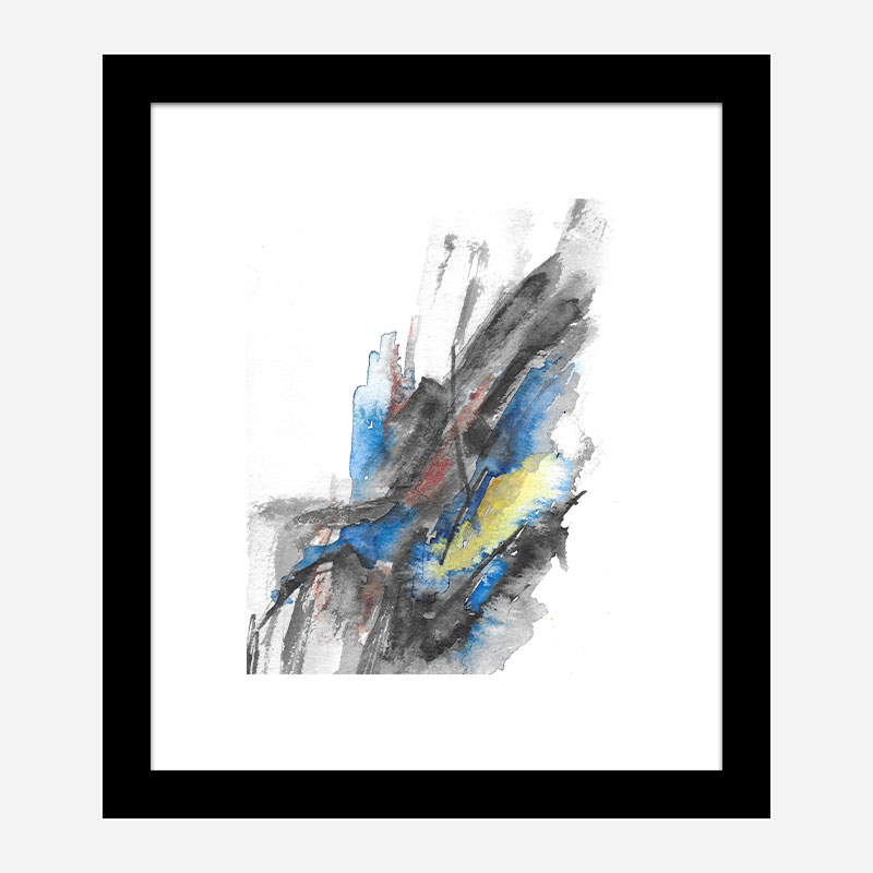 Sunrise Ink Abstract Art Print Sunrise Ink Abstract Art Print