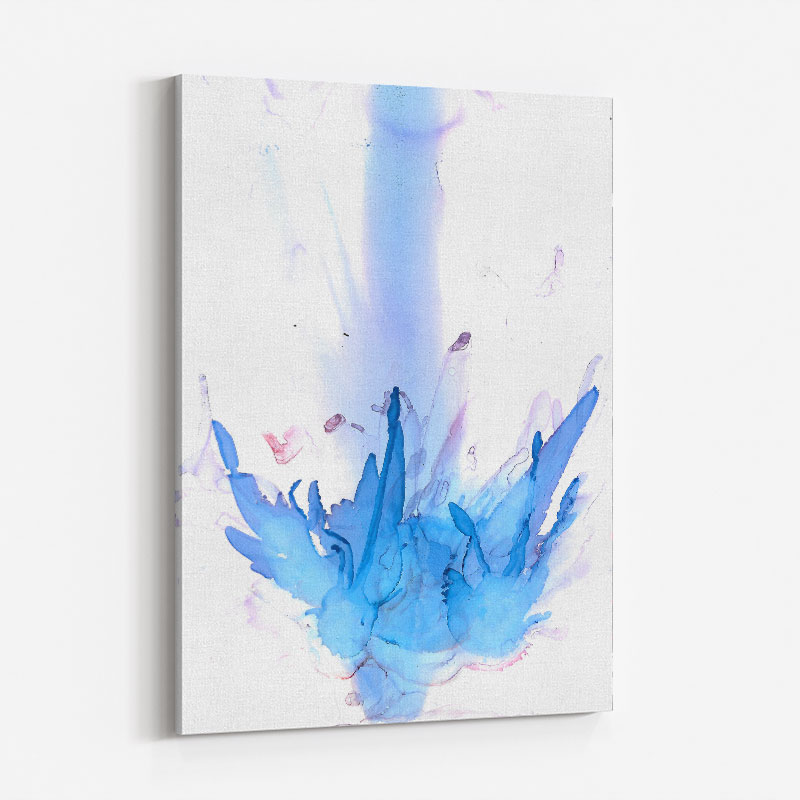 Blue Petals Abstract Art Print Blue Petals Abstract Art Print