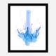 Blue Petals Abstract Art Print Blue Petals Abstract Art Print