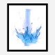 Blue Petals Abstract Art Print Blue Petals Abstract Art Print