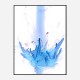Blue Petals Abstract Art Print Blue Petals Abstract Art Print