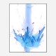 Blue Petals Abstract Art Print Blue Petals Abstract Art Print