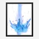 Blue Petals Abstract Art Print Blue Petals Abstract Art Print