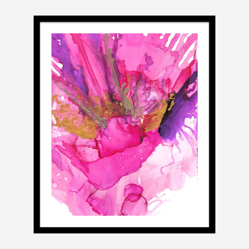 The Power of Pink Abstract Art Print The Power of Pink Abstract Art Print