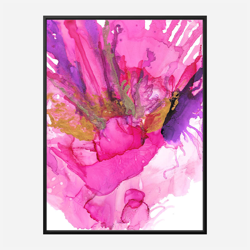 The Power of Pink Abstract Art Print The Power of Pink Abstract Art Print