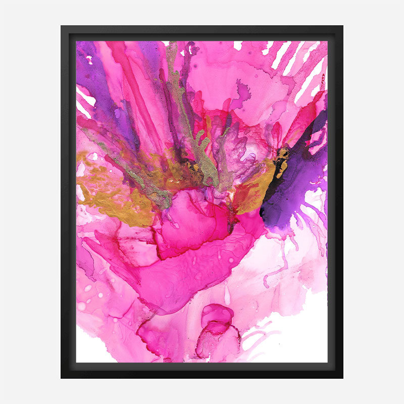 The Power of Pink Abstract Art Print The Power of Pink Abstract Art Print