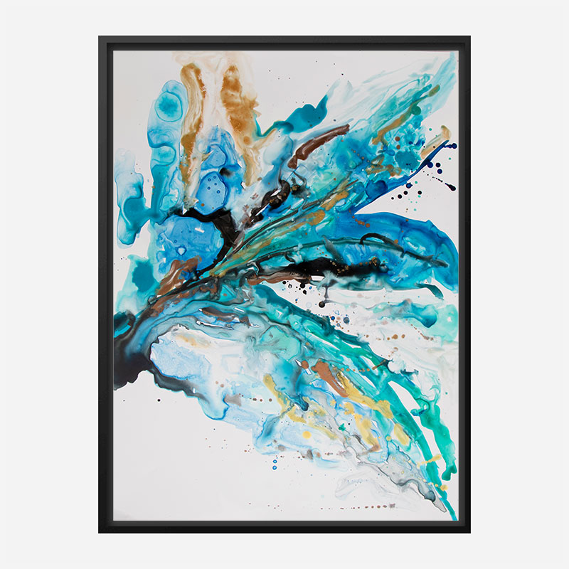 Overjoyed Abstract Art Print Overjoyed Abstract Art Print
